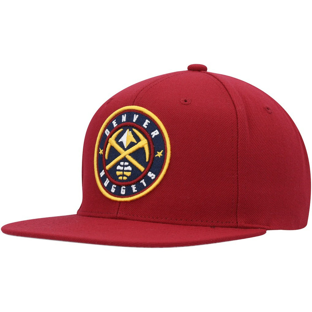Mitchell & Ness - Denver Nuggets Side Core 2.0 Snapback Hat - Red