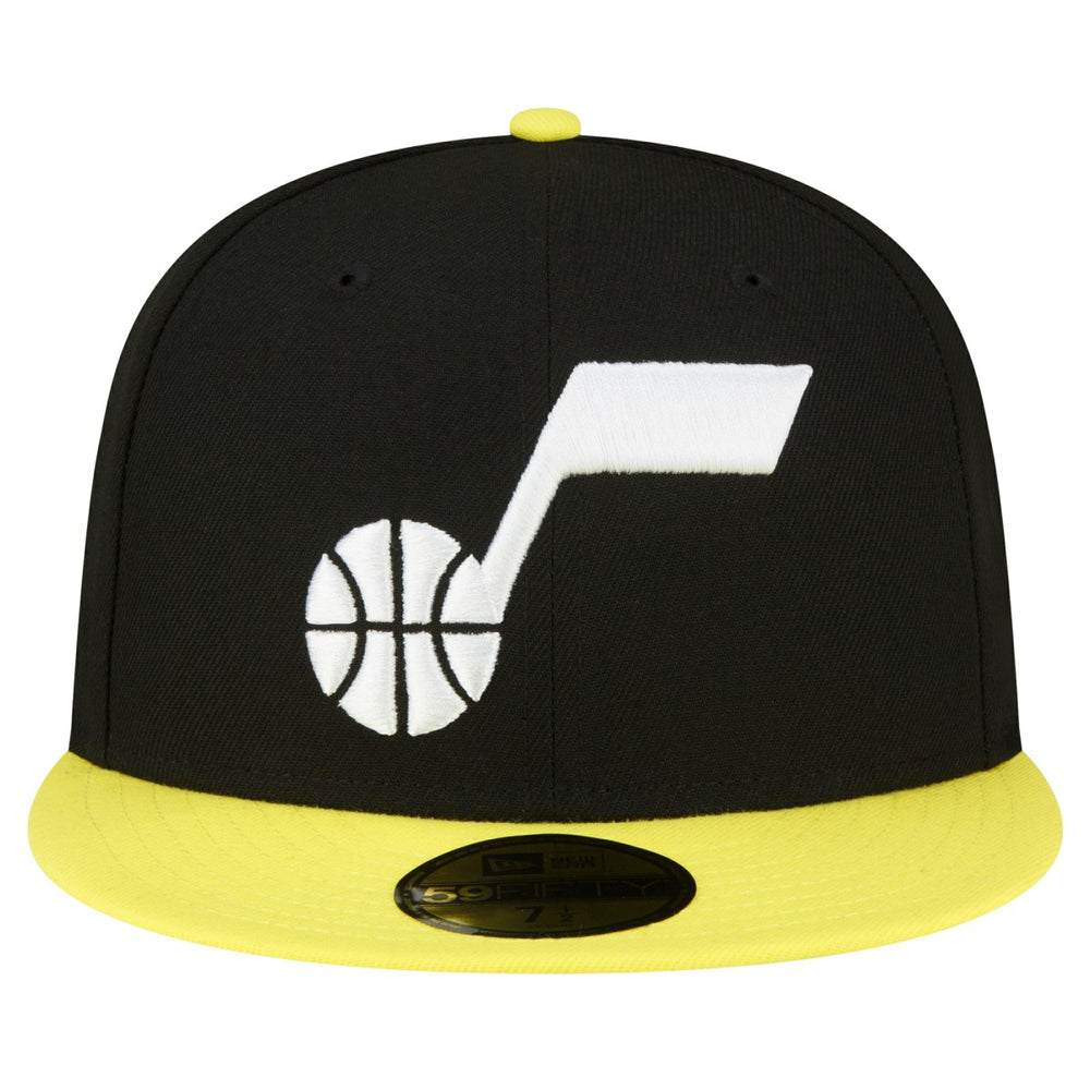 New Era - Utah Jazz 2-Tone 59FIFTY Fitted Hat - Black/Yellow