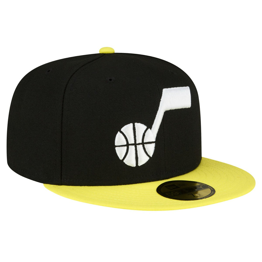 New Era - Utah Jazz 2-Tone 59FIFTY Fitted Hat - Black/Yellow