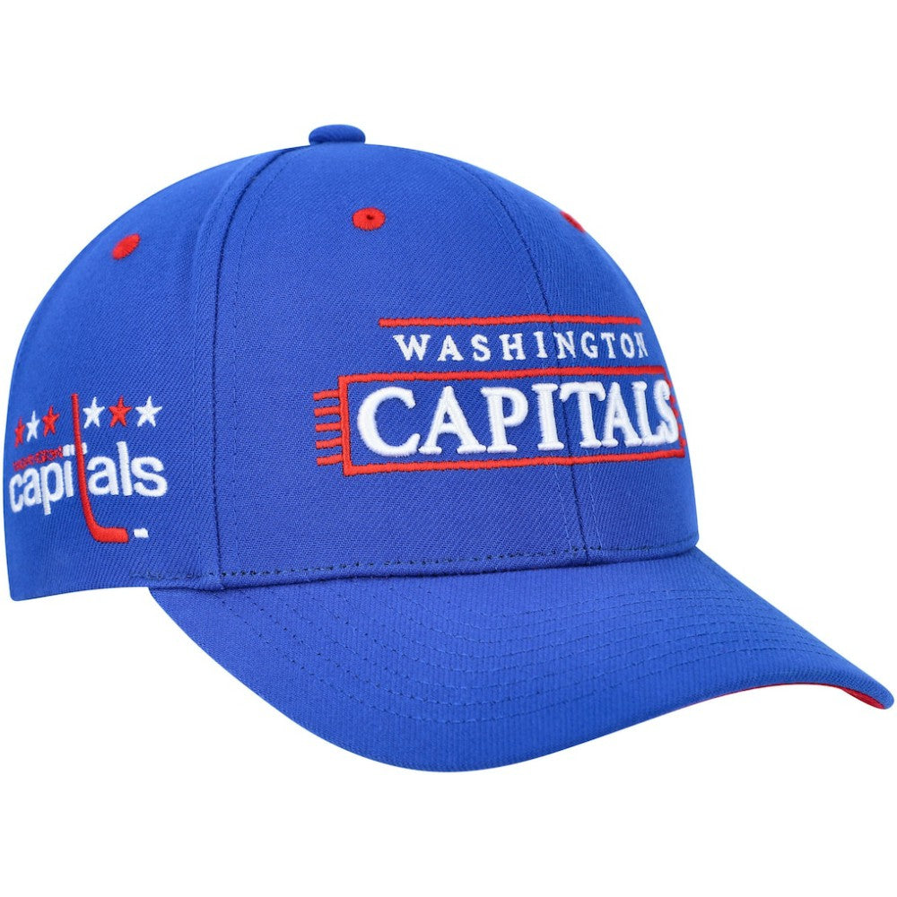 Washington Capitals Mitchell & Ness LOFI Pro Snapback Hat Blue