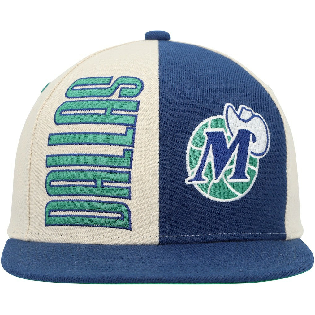 Mitchell & Ness - Dallas Mavericks Hardwood Classics Pop Snapback Hat - Cream