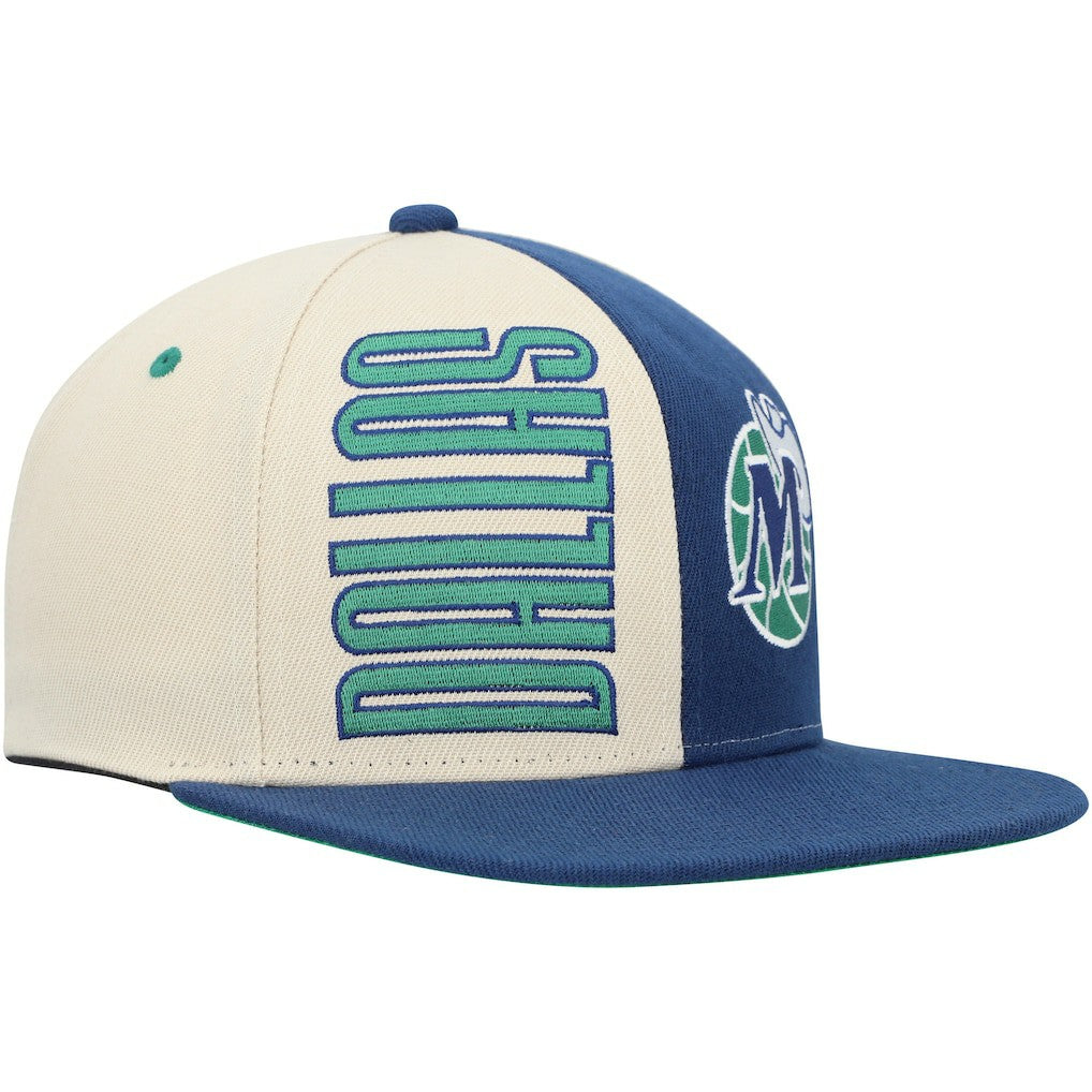 Mitchell & Ness - Dallas Mavericks Hardwood Classics Pop Snapback Hat - Cream