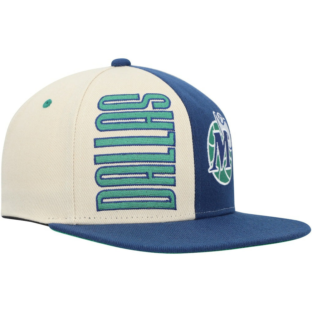 Mitchell & Ness - Dallas Mavericks Hardwood Classics Pop Snapback Hat - Cream