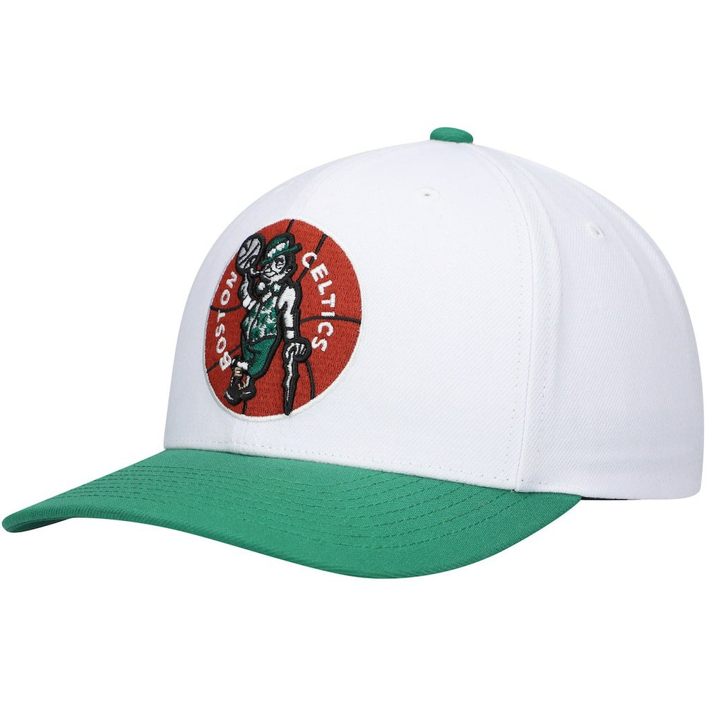 Mitchell & Ness - Boston Celtics Hardwood Classics Core 2-Tone 2.0 Pro Snapback Hat - White/Green