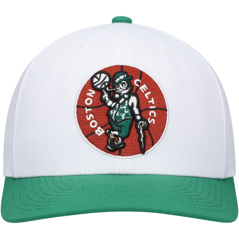 Mitchell & Ness - Boston Celtics Hardwood Classics Core 2-Tone 2.0 Pro Snapback Hat - White/Green