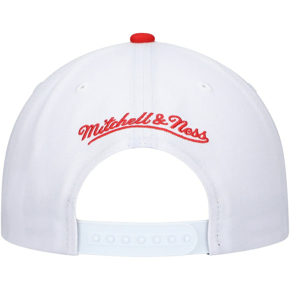 Mitchell & Ness - Chicago Bulls Hardwood Classics Core 2-Tone 2.0 Pro Snapback Hat - White/Red