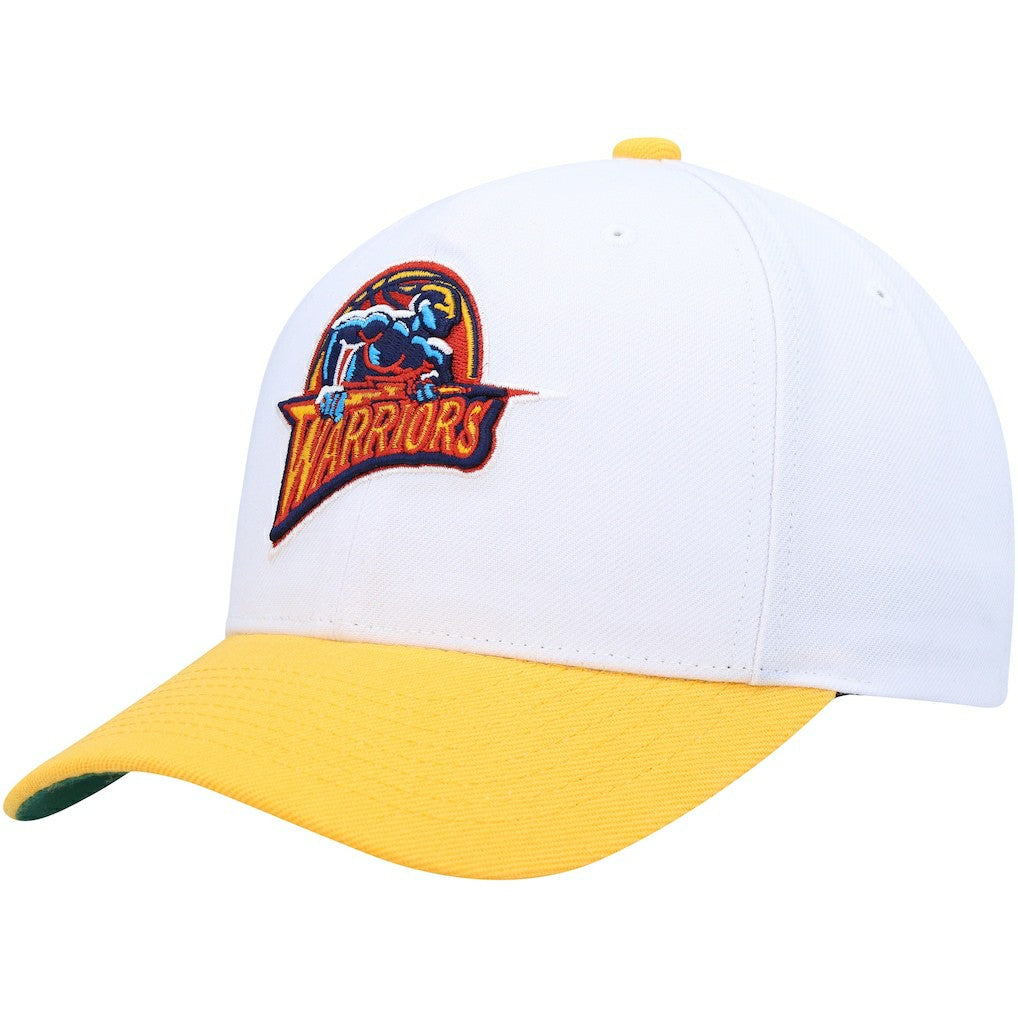Mitchell & Ness - Golden State Warriors Hardwood Classics Core 2-Tone 2.0 Pro Snapback Hat - White/Gold
