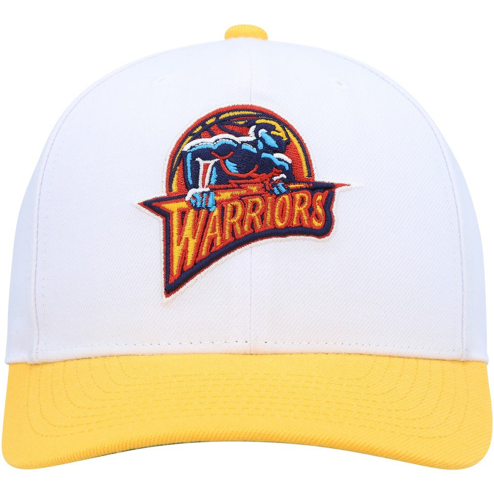 Mitchell & Ness - Golden State Warriors Hardwood Classics Core 2-Tone 2.0 Pro Snapback Hat - White/Gold