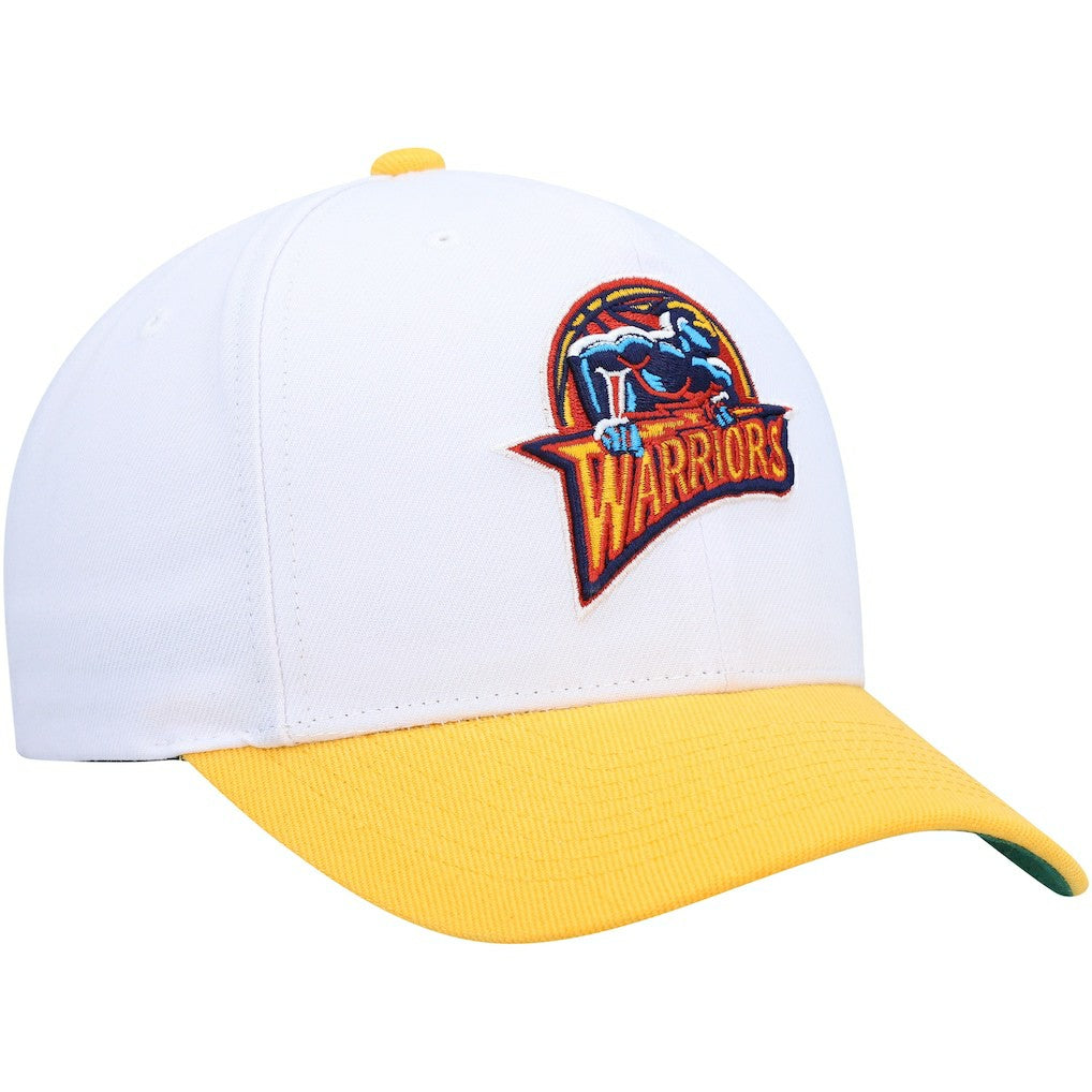 Mitchell & Ness - Golden State Warriors Hardwood Classics Core 2-Tone 2.0 Pro Snapback Hat - White/Gold