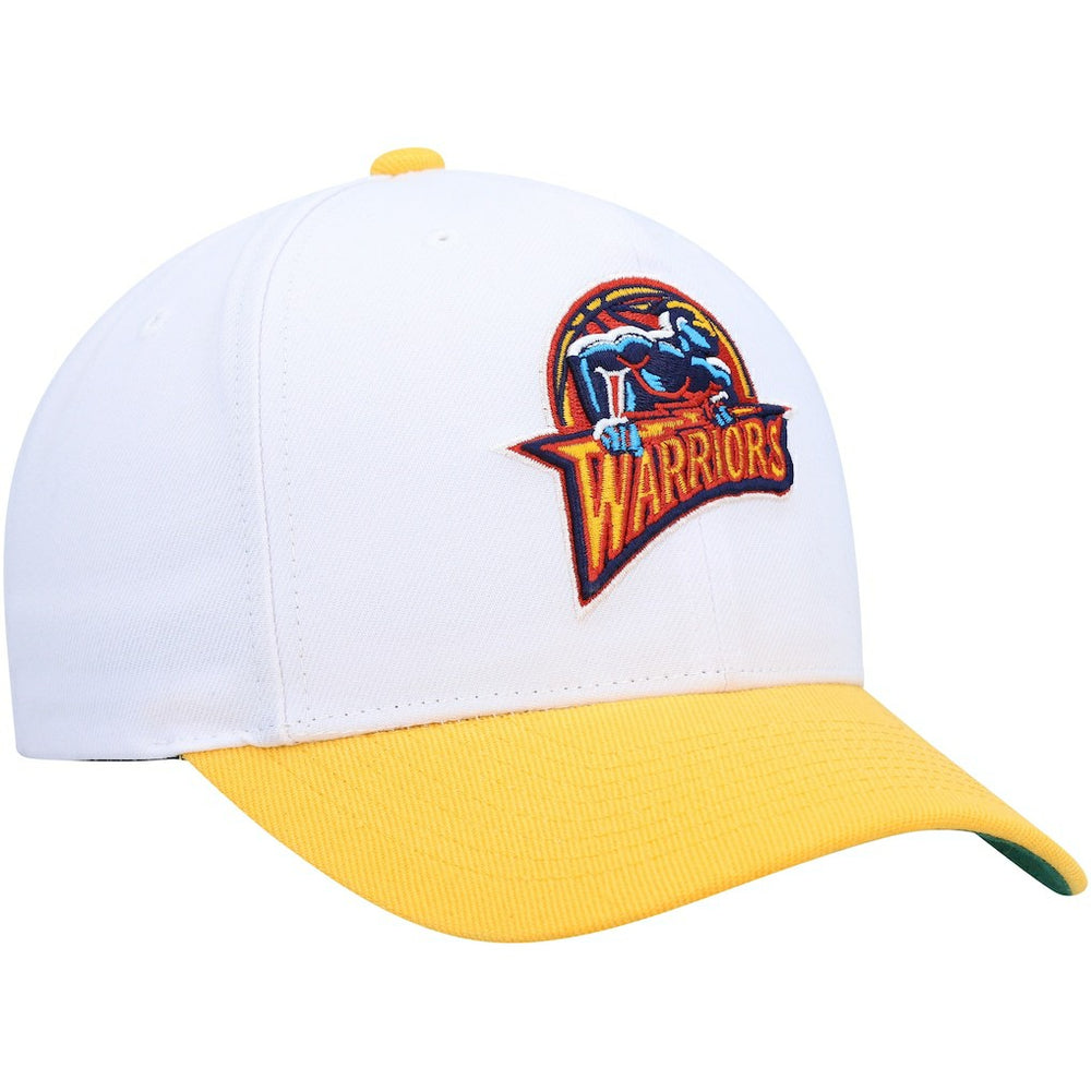 Mitchell & Ness - Golden State Warriors Hardwood Classics Core 2-Tone 2.0 Pro Snapback Hat - White/Gold