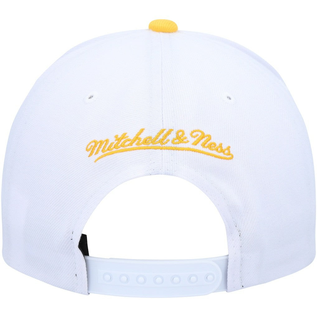 Mitchell & Ness - Golden State Warriors Hardwood Classics Core 2-Tone 2.0 Pro Snapback Hat - White/Gold