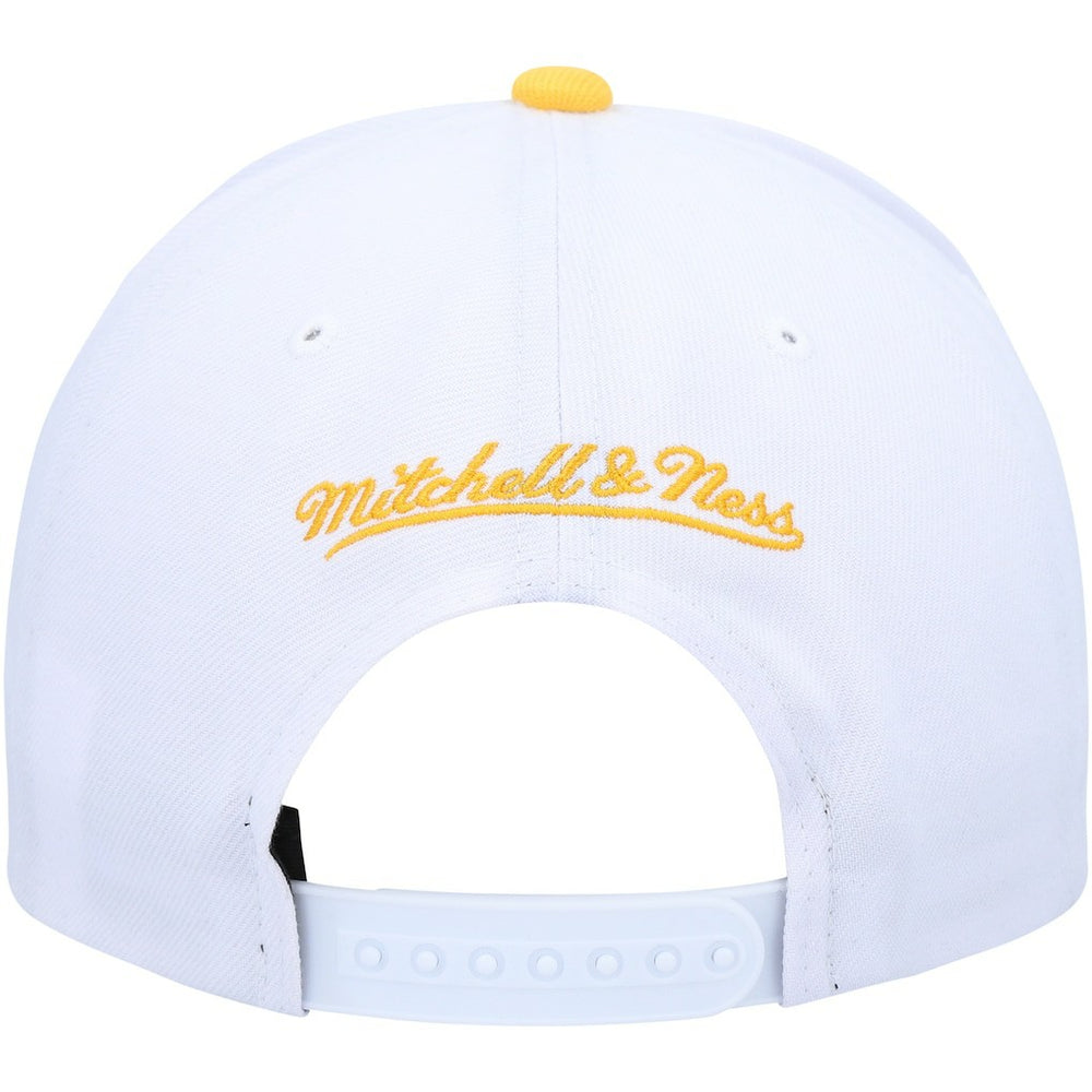Mitchell & Ness - Golden State Warriors Hardwood Classics Core 2-Tone 2.0 Pro Snapback Hat - White/Gold