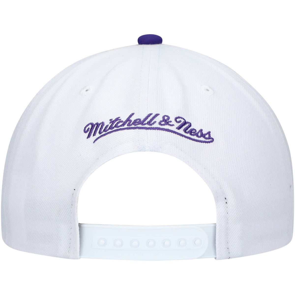 Mitchell & Ness - Milwaukee Bucks Hardwood Classics Core 2-Tone 2.0 Pro Snapback Hat - White/Purple