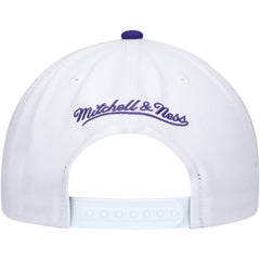 Mitchell & Ness - Milwaukee Bucks Hardwood Classics Core 2-Tone 2.0 Pro Snapback Hat - White/Purple