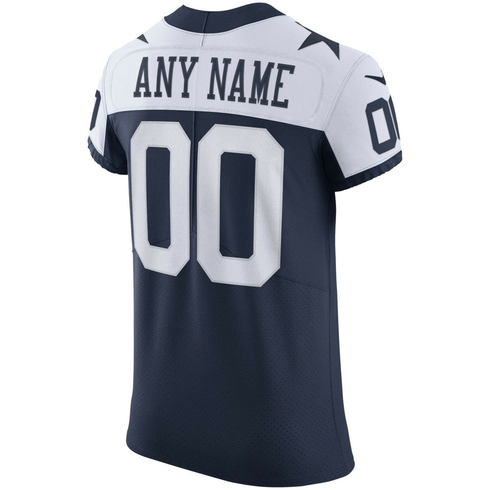 Dallas Cowboys Alternate Vapor Elite Custom Jersey Navy - Nike