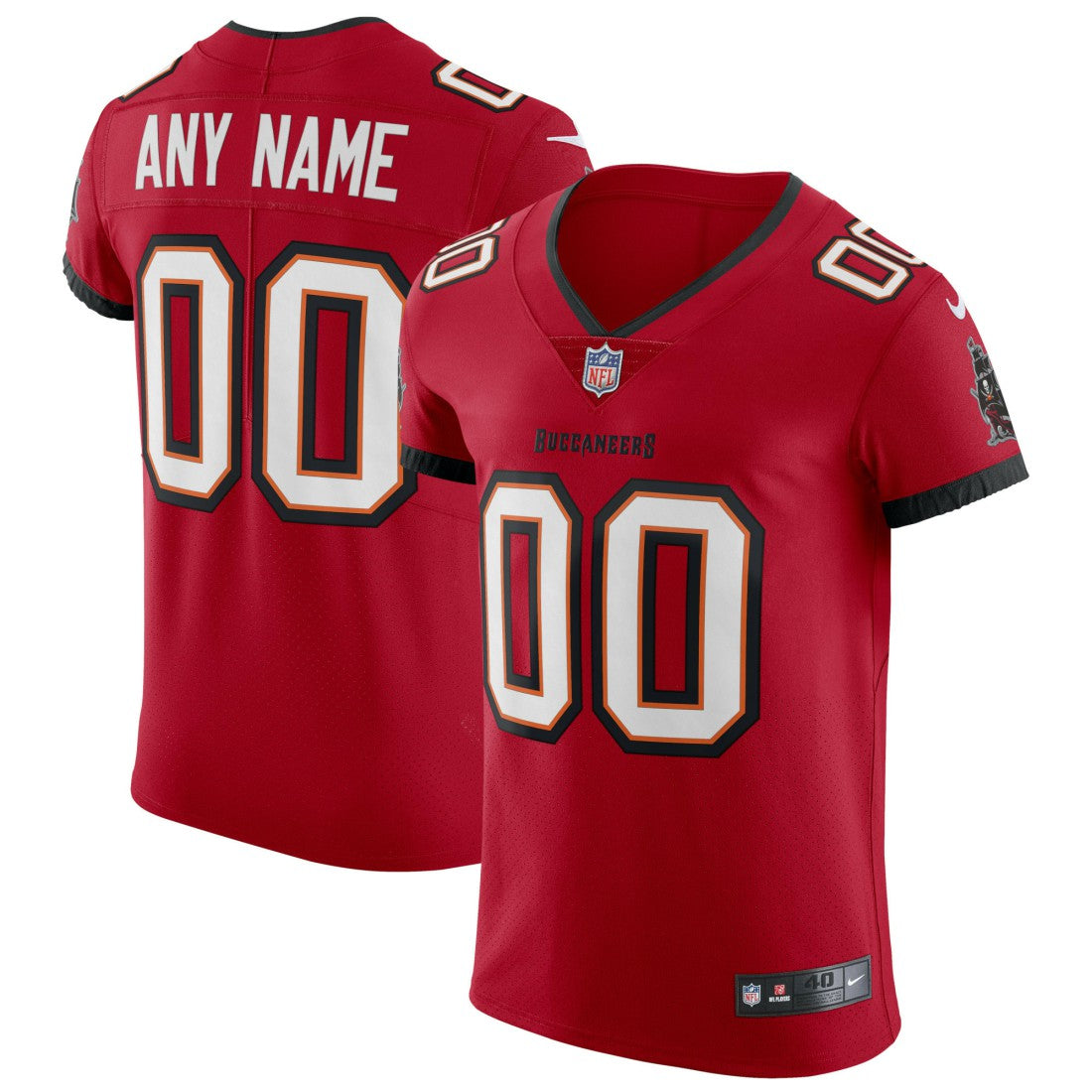 Tampa Bay Buccaneers Vapor Elite Custom Jersey Red - Nike