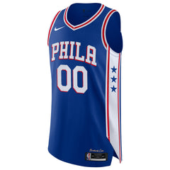 Nike - Philadelphia 76ers Custom Authentic Jersey - Icon Edition - Royal