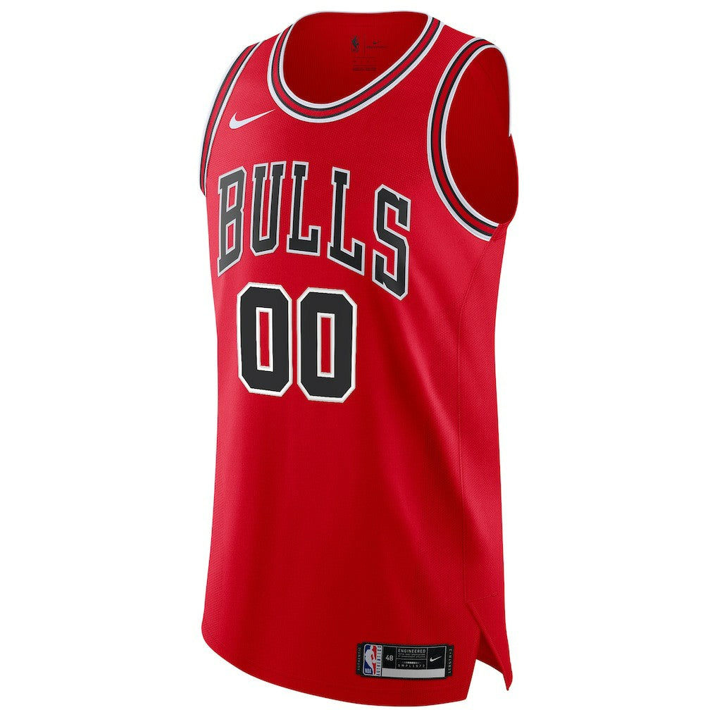 Chicago Bulls Authentic Custom Jersey Red sale - Icon Edition | NBA Jerseys