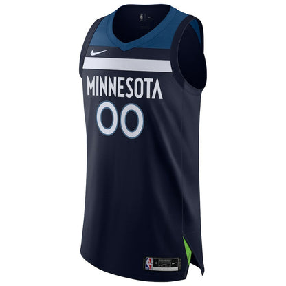 Minnesota Timberwolves Authentic Custom Jersey Navy - Icon Edition | NBA Jerseys
