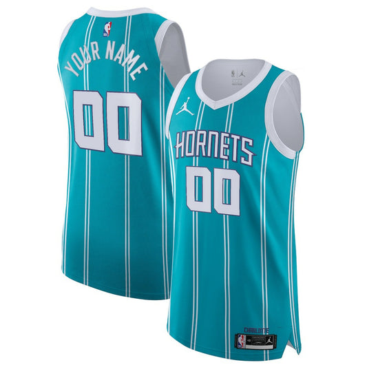 Charlotte Hornets Jordan Brand 2020/21 Authentic Custom Jersey Teal - Icon Edition online | NBA Jerseys