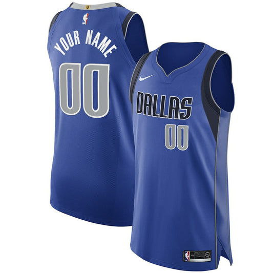 Dallas Mavericks 2020/21 Authentic Custom Jersey Royal sale - Icon Edition | NBA Jerseys