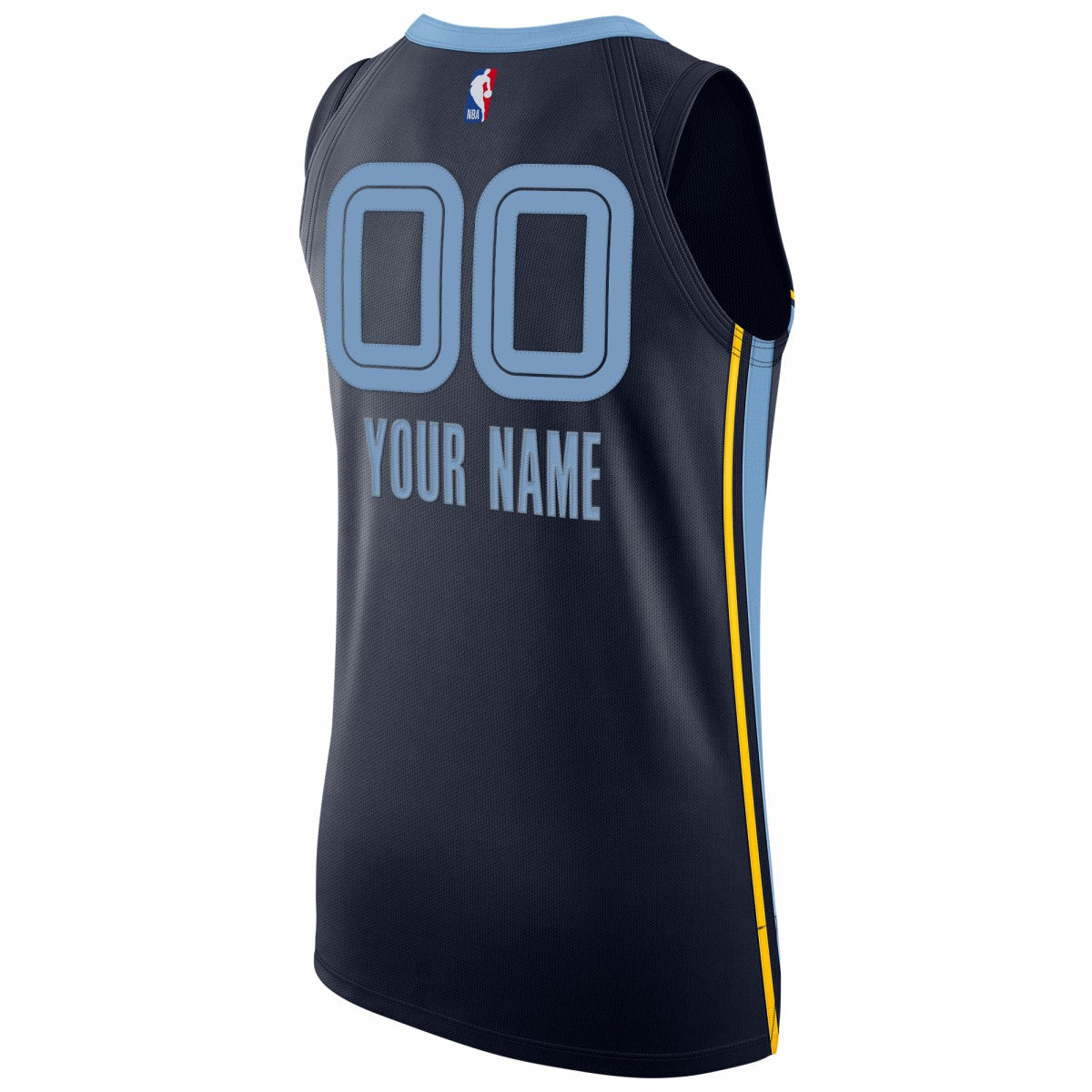 Nike - Memphis Grizzlies 2020/21 Authentic Custom Jersey Navy - Icon Edition