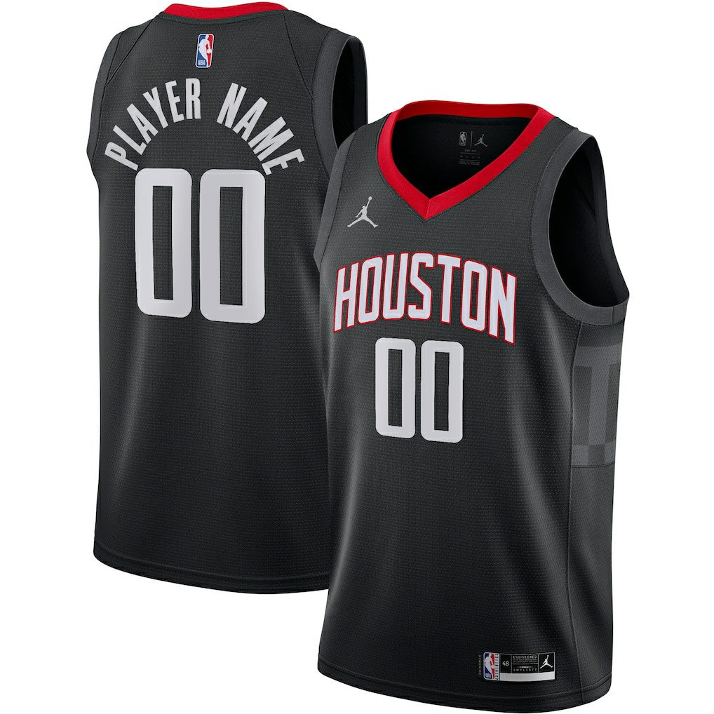 Houston Rockets Jordan Brand Swingman Custom Jersey - Statement Edition - Black online | NBA Jerseys