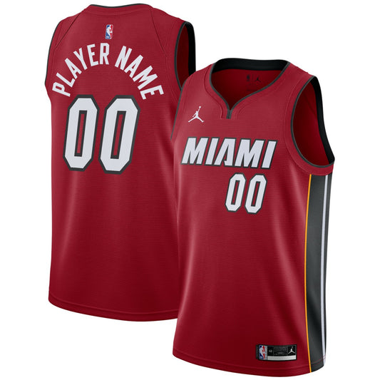 Miami Heat Jordan Brand Swingman Custom Jersey - Statement Edition - Red cheap | NBA Jerseys