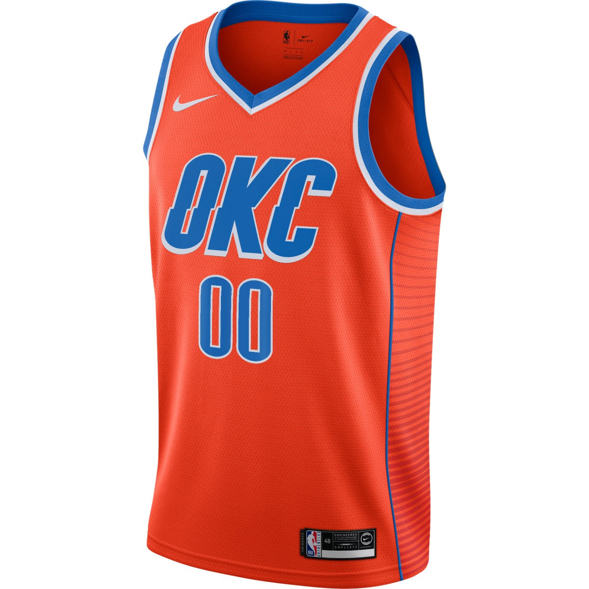 NBA - Oklahoma City Thunder Jordan Brand Swingman Custom Jersey - Statement Edition - Orange