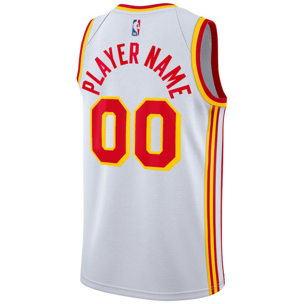 Nike - Atlanta Hawks 2020/21 Swingman Custom Jersey - Association Edition - White