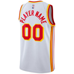 Nike - Atlanta Hawks 2020/21 Swingman Custom Jersey - Association Edition - White