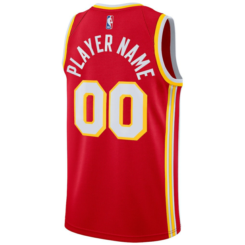 Nike - Atlanta Hawks 2020/21 Swingman Custom Jersey - Icon Edition - Red