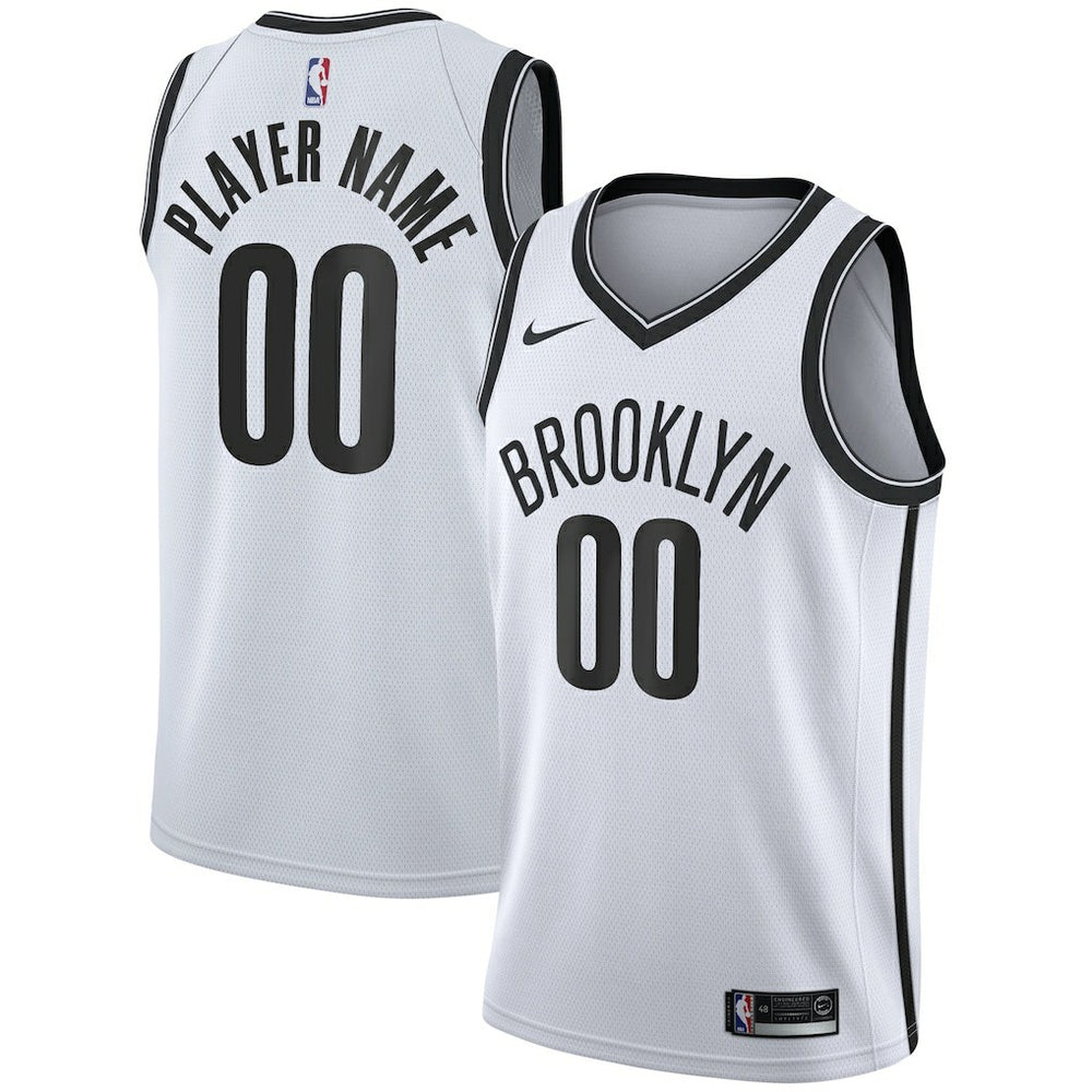 Nike - Brooklyn Nets 2020/21 Swingman Custom Jersey - Association Edition - White