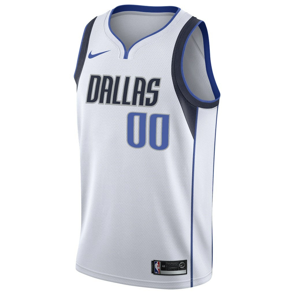 Nike - Dallas Mavericks 2020/21 Swingman Custom Jersey - Association Editi- White