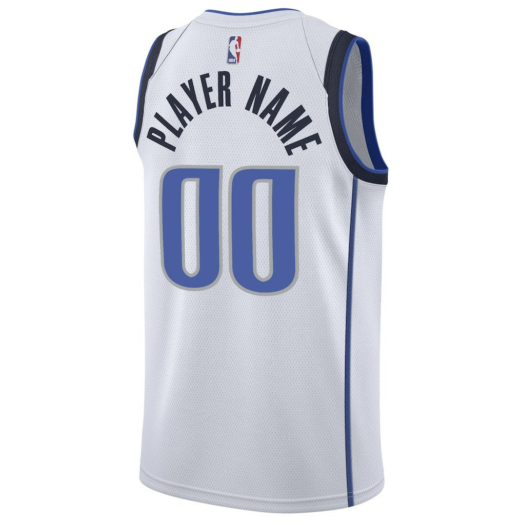 Nike - Dallas Mavericks 2020/21 Swingman Custom Jersey - Association Editi- White