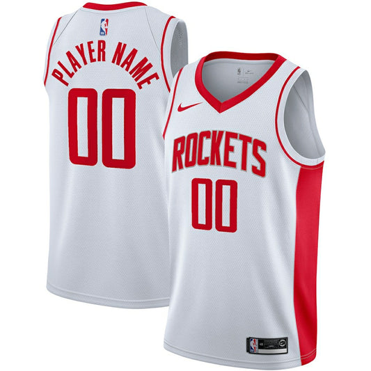 Houston Rockets 2020/21 Swingman Custom Jersey - Association Edition - White | NBA Jerseys