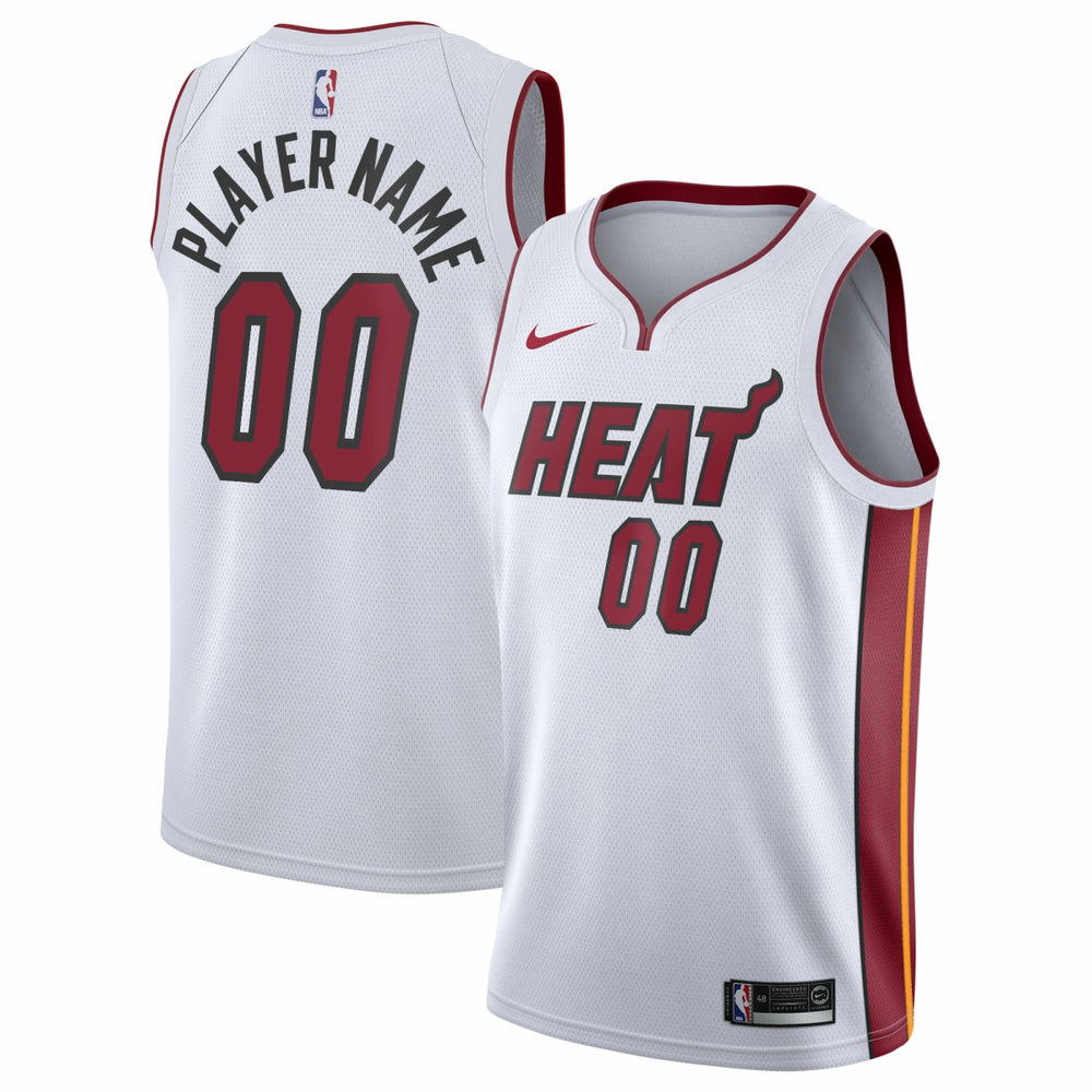 Nike - Miami Heat 2020/21 Swingman Custom Jersey - Association Edition - White