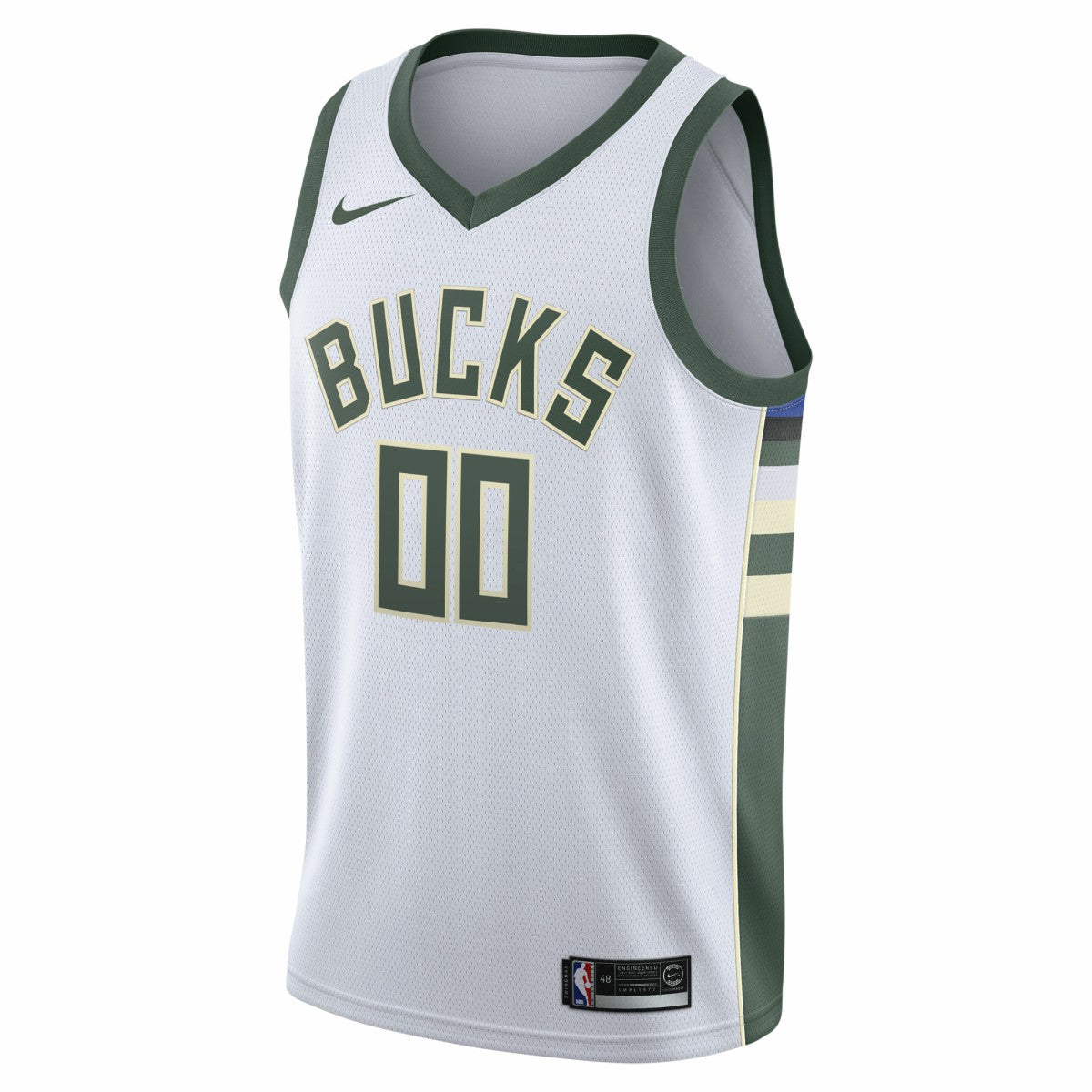 Nike - Milwaukee Bucks 2020/21 Swingman Custom Jersey - Association Edition - White