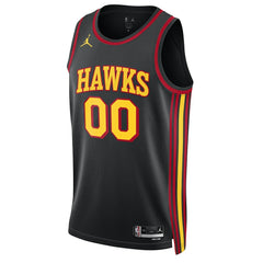 NBA - Atlanta Hawks Jordan Brand Unisex 2022/23 Swingman Custom Jersey - Statement Edition - Black