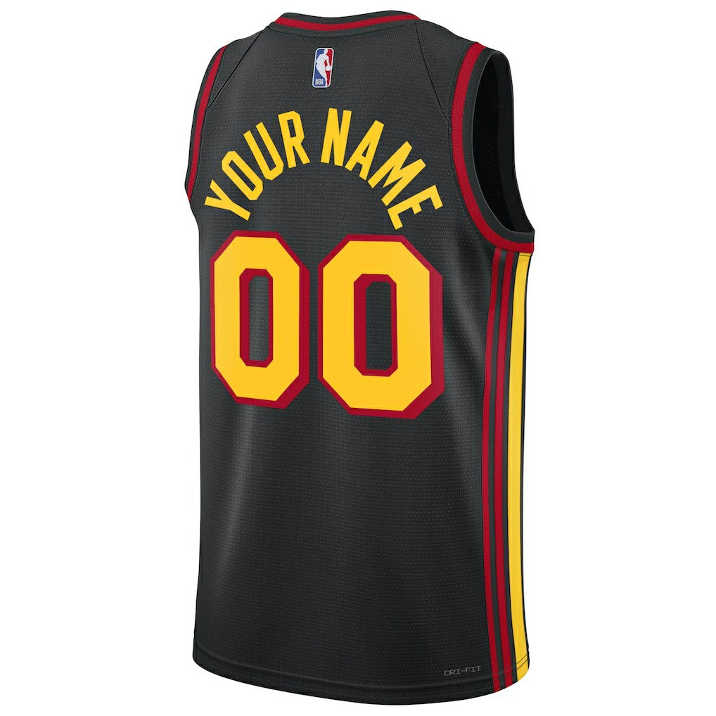 NBA - Atlanta Hawks Jordan Brand Unisex 2022/23 Swingman Custom Jersey - Statement Edition - Black