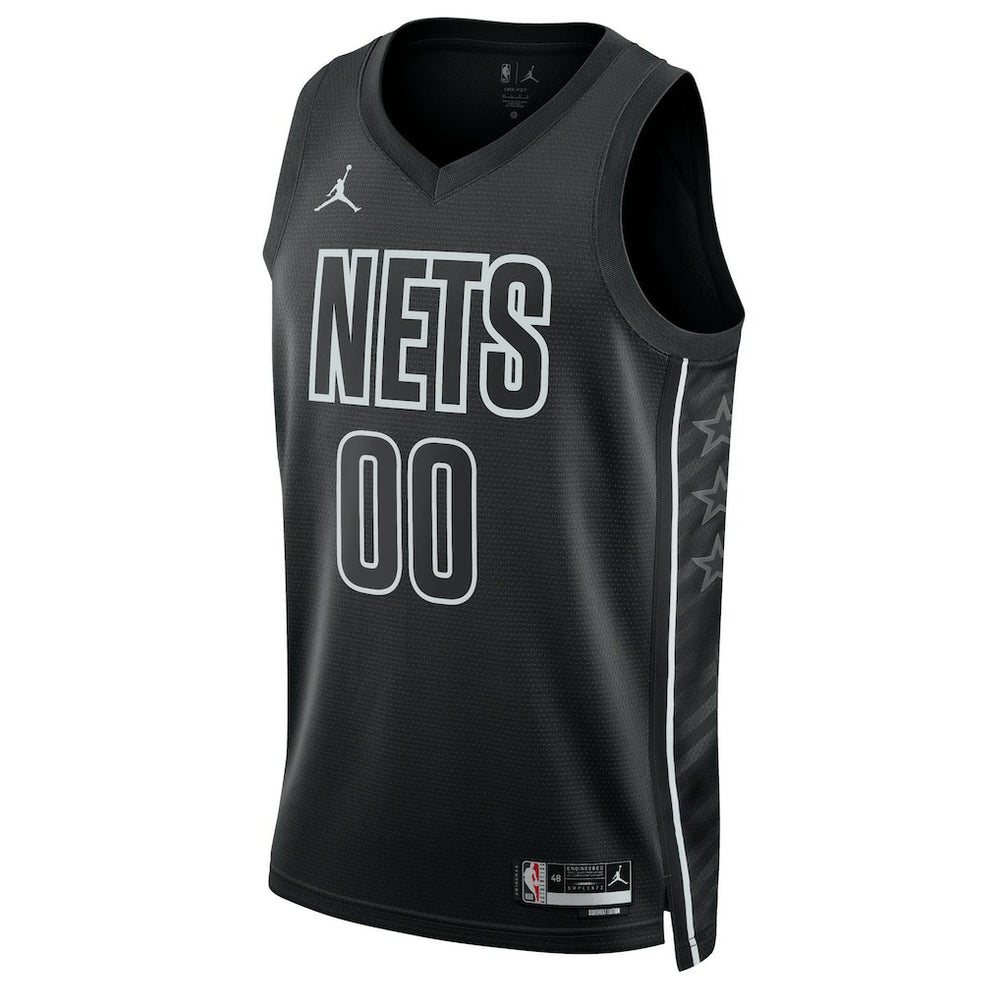 NBA - Brooklyn Nets Jordan Brand Unisex 2022/23 Swingman Custom Jersey - Statement Edition - Black