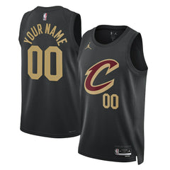 NBA - Cleveland Cavaliers Jordan Brand Unisex 2022/23 Swingman Custom Jersey - Statement Editi- Black