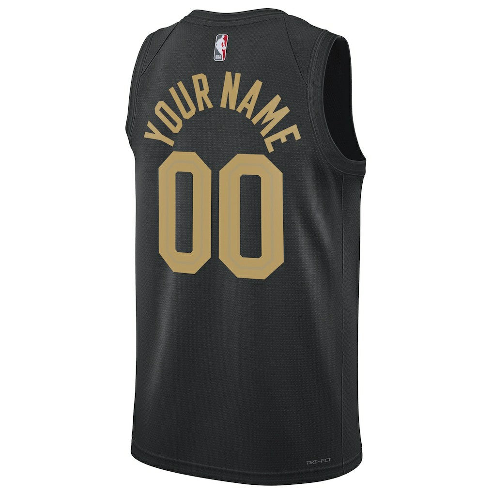 NBA - Cleveland Cavaliers Jordan Brand Unisex 2022/23 Swingman Custom Jersey - Statement Editi- Black