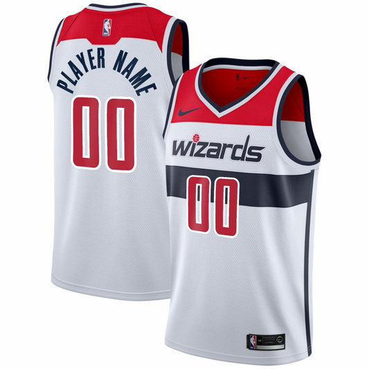 Washington Wizards 2020/21 Swingman Custom Jersey - Association Edition - White | NBA Jerseys