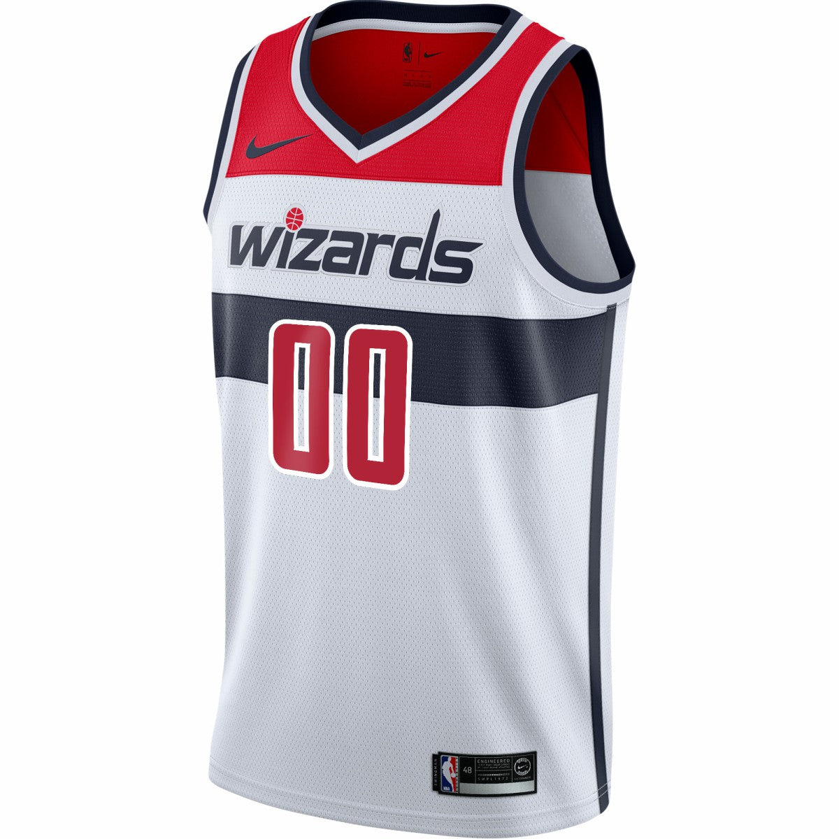 Washington Wizards 2020/21 Swingman Custom Jersey - Association Edition - White | NBA Jerseys