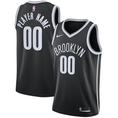 Nike - Brooklyn Nets 2020/21 Swingman Custom Jersey - Icon Edition - Black