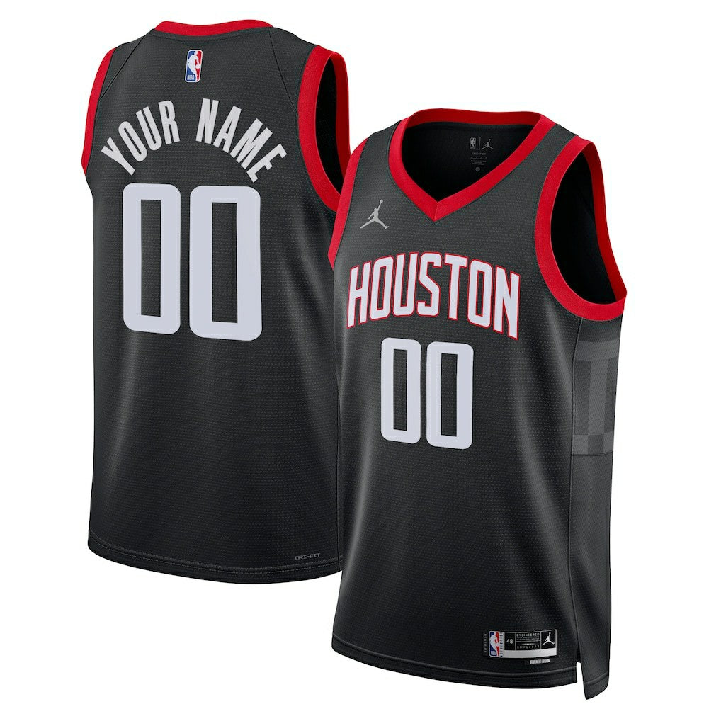 NBA - Houston Rockets Jordan Brand Unisex 2022/23 Swingman Custom Jersey - Statement Edition - Black