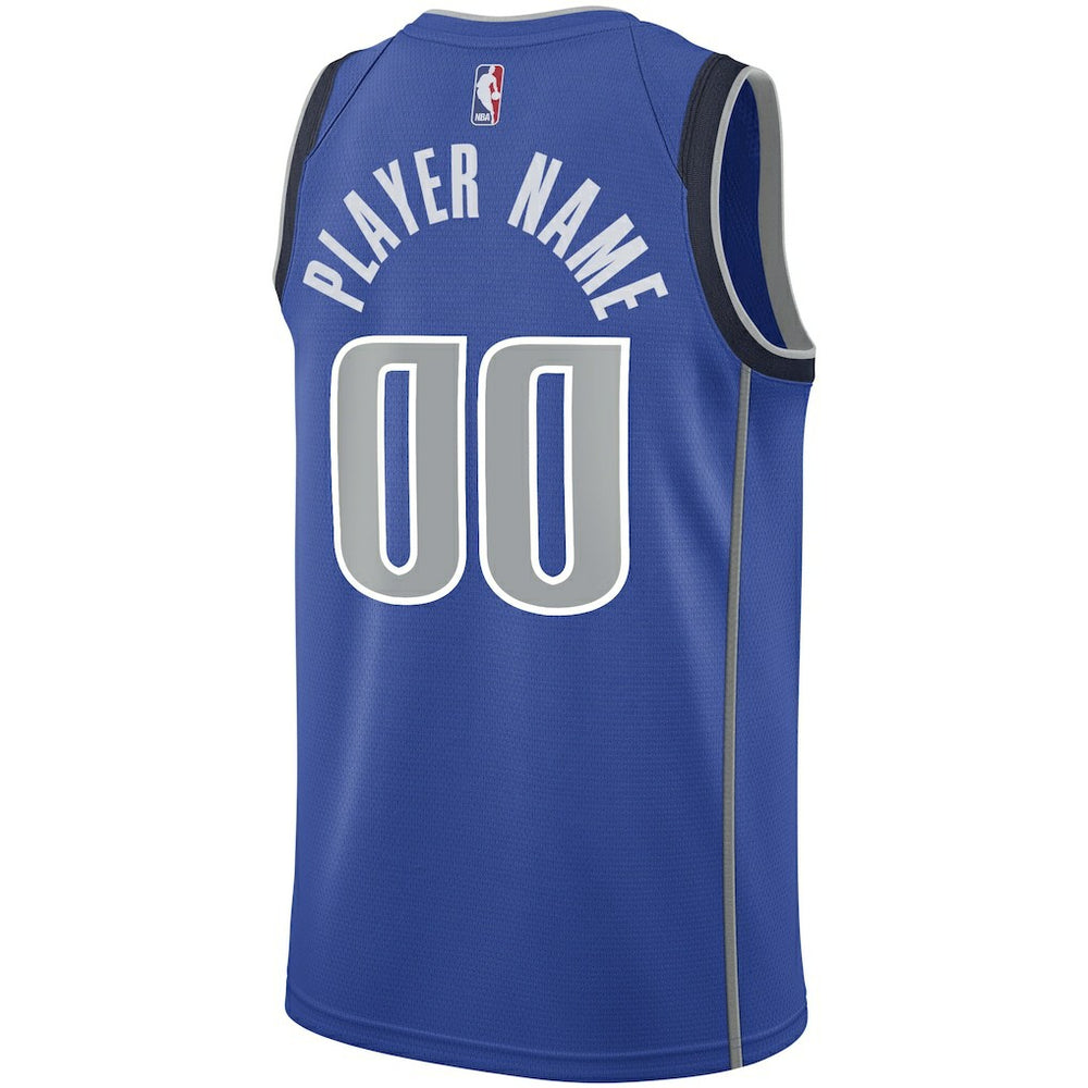 Nike - Dallas Mavericks 2020/21 Swingman Custom Jersey - Icon Editi- Blue