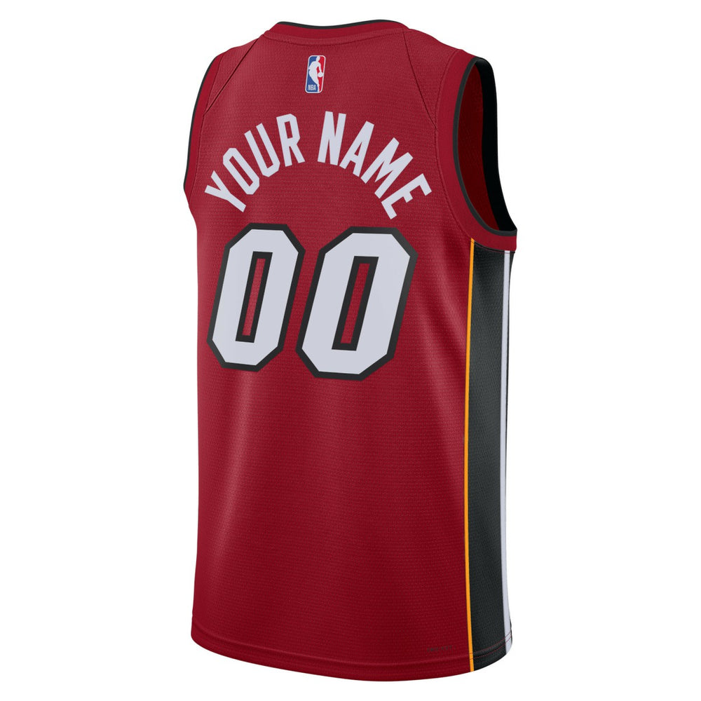 NBA - Miami Heat Jordan Brand Unisex 2022/23 Swingman Custom Jersey - Statement Edition - Red
