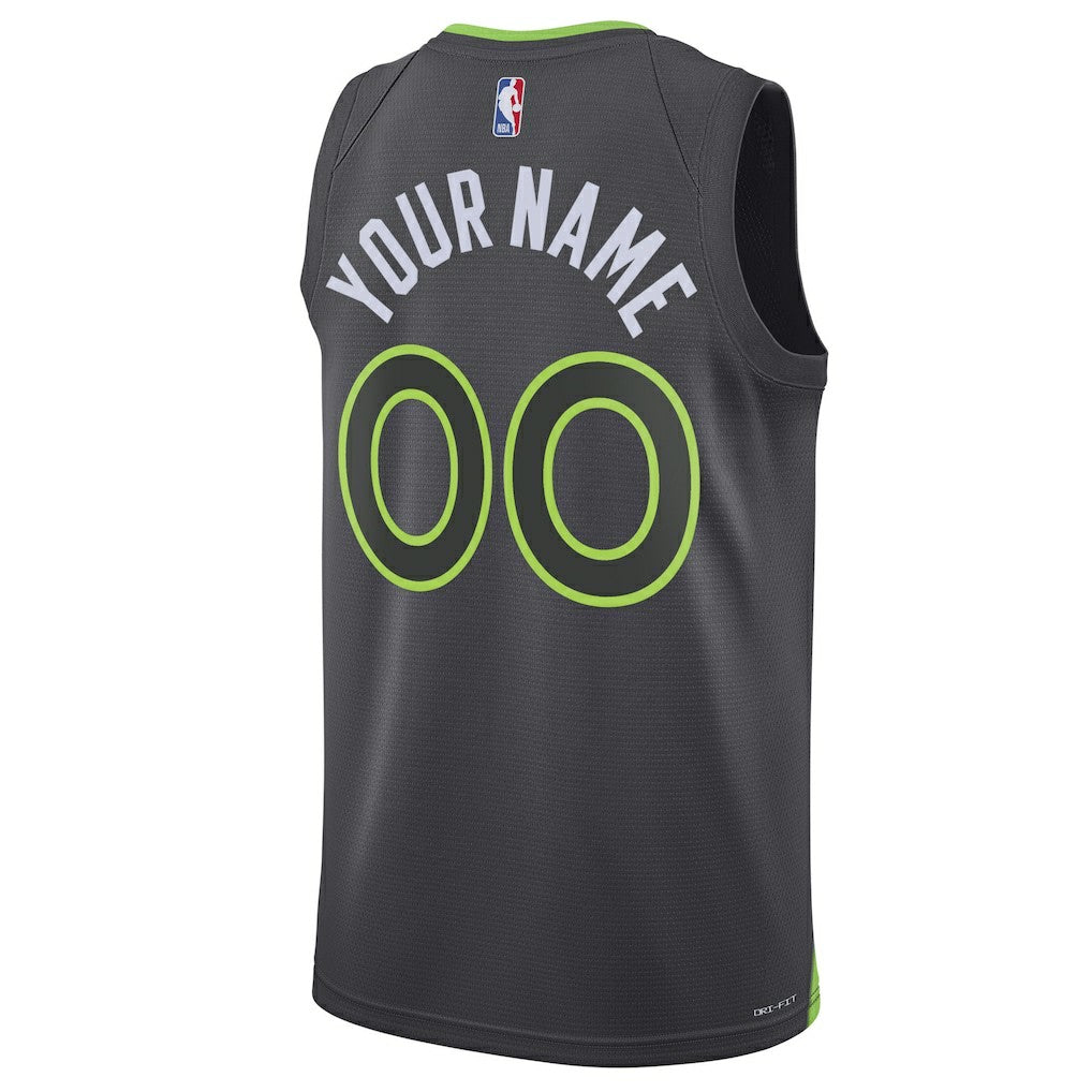 NBA - Minnesota Timberwolves Jordan Brand Unisex 2022/23 Swingman Custom Jersey - Statement Edition - Black